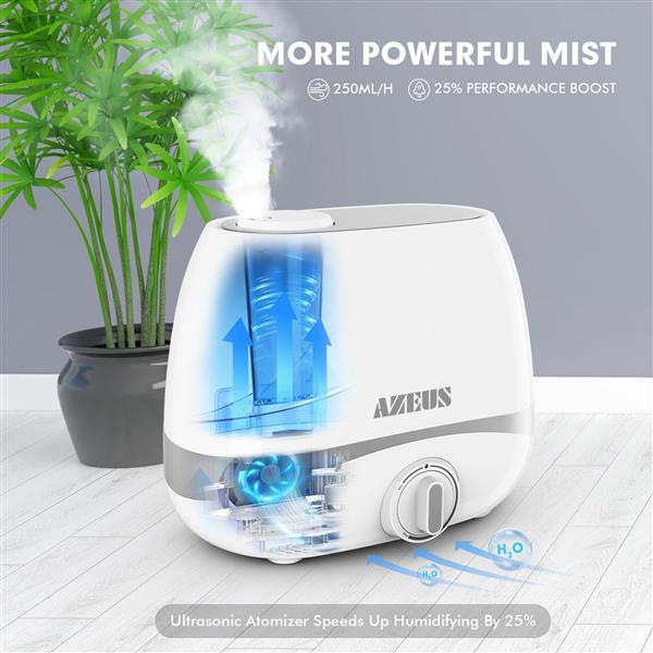 AZEUS 5L Ultrasonic Cool Mist Humidifier BPA Free